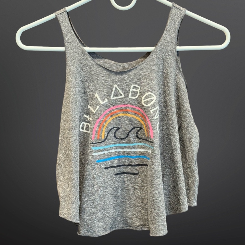 Billabong Tank Top, Youth Medium, Gray